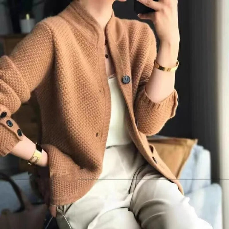 Harper™ | Sofistikeret cardigan i kashmir