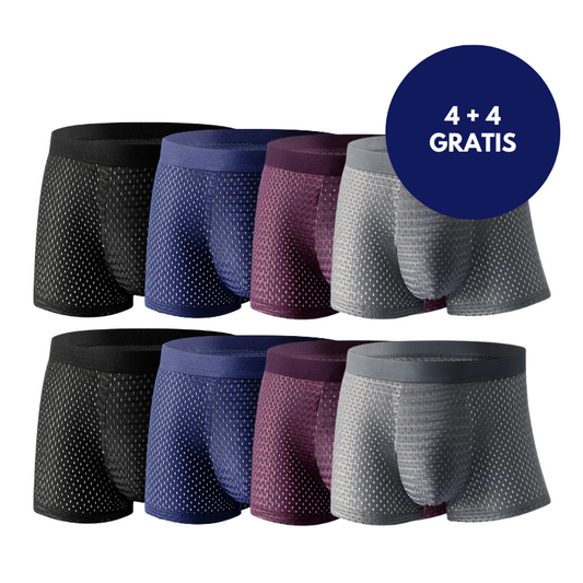 Bamboo™- Boxershorts af høj kvalitet (4+4 GRATIS)