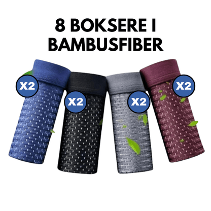 Bamboo™- Boxershorts af høj kvalitet (4+4 GRATIS)