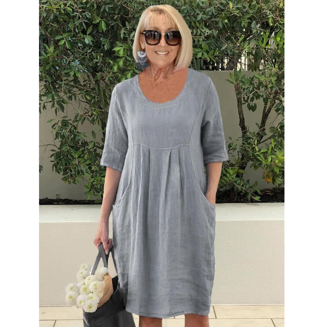 Jillian™ - Elegant oversized kjole med lommer