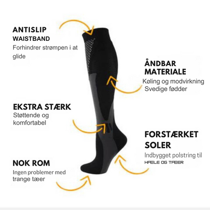 OrthoSocks™ - kompressionsstrømper anbefalet af læger