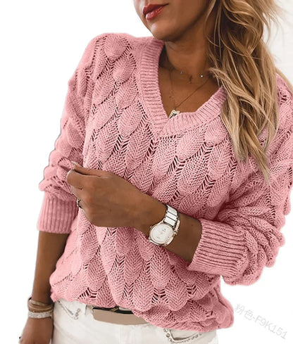 Le Clair™ | Casual sweater med V-hals