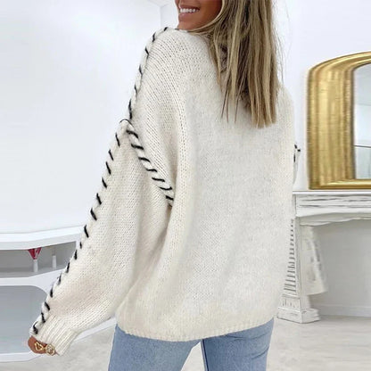 Le Clair™ | Varm, afslappet strikket sweater