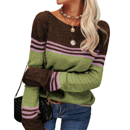 Le Clair™ | Casual Stripe Knitted Sweater