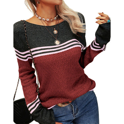 Le Clair™ | Casual Stripe Knitted Sweater