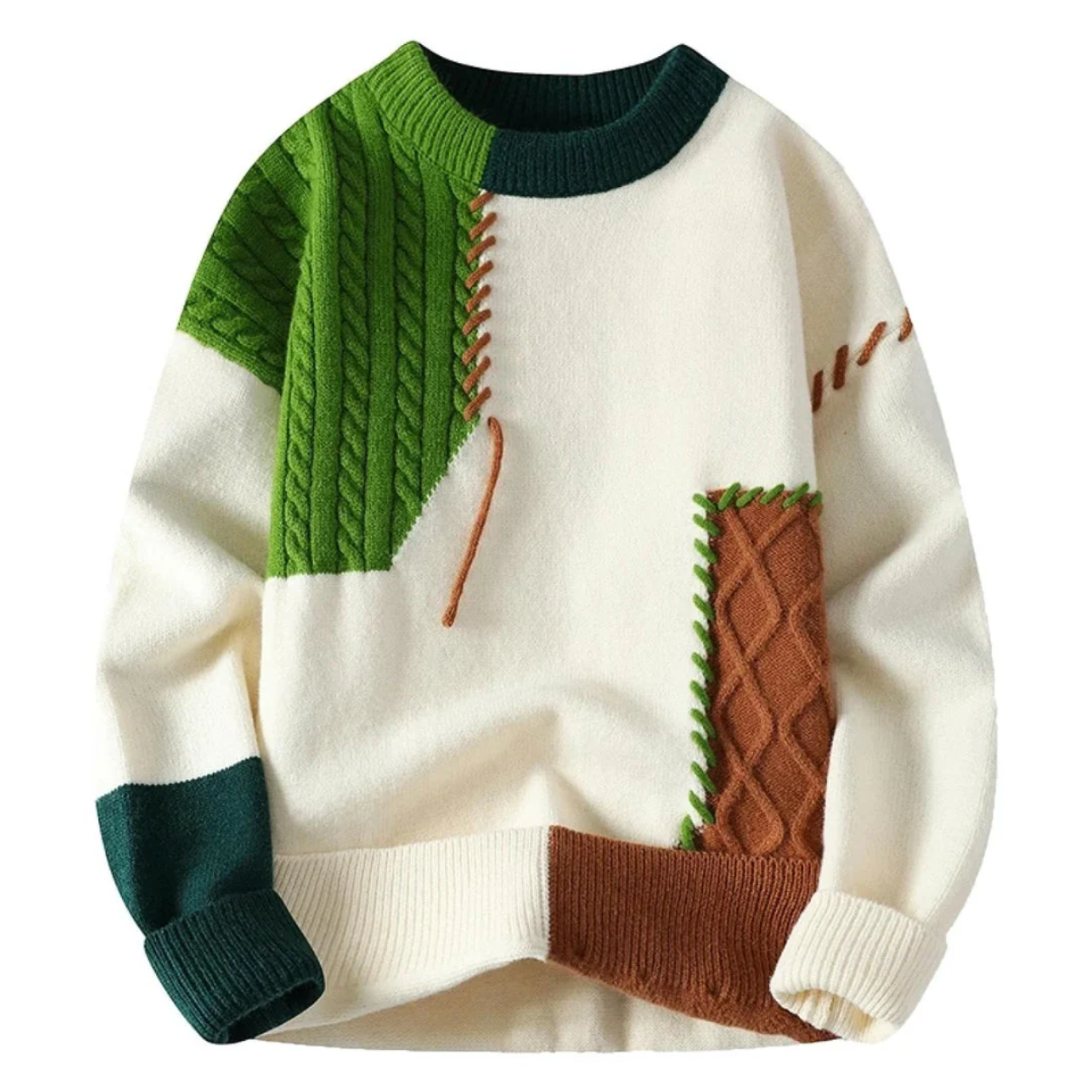 Le Clair™ | Patchwork-sweater