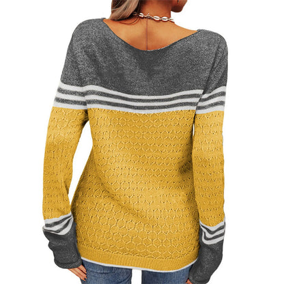 Le Clair™ | Casual Stripe Knitted Sweater