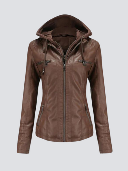 Kayla™ | Bequeme Lederjacke