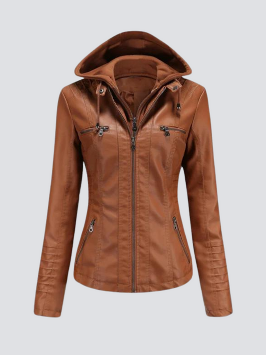 Kayla™ | Bequeme Lederjacke