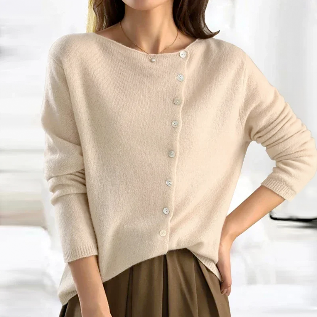 Camille™ |  Elegant cardigan i uld