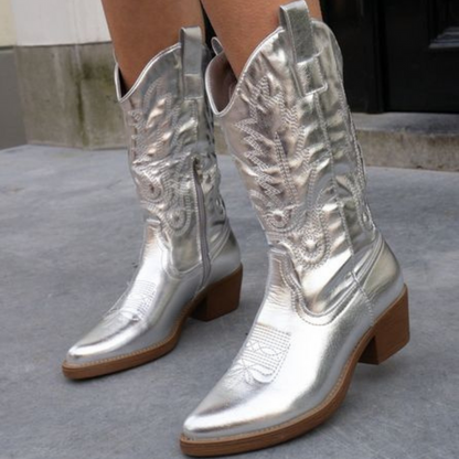 Trendy cowboystøvler til kvinder